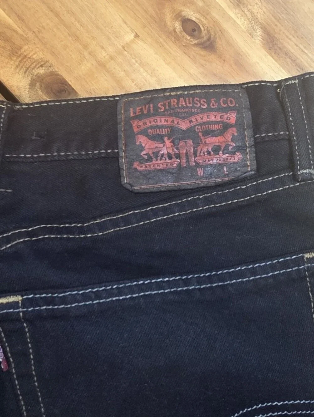 Nasty Gal Afterparty Reworked Levi’s Denim Shorts Black Size Large